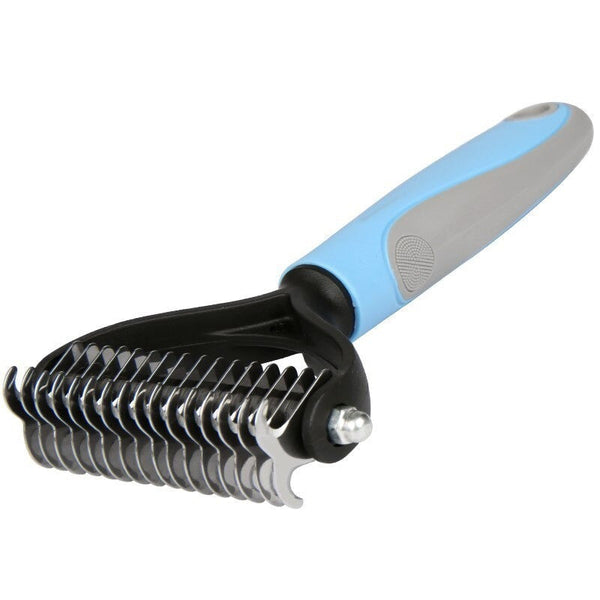 Gentle Cat Deshedding Brush – Dematting Tool for Long-Haired Cats, Easy Grooming
